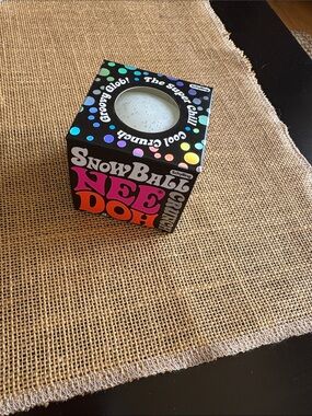 Needoh Snow Ball Crunch Groovy Glob Schylling Sensory Toy